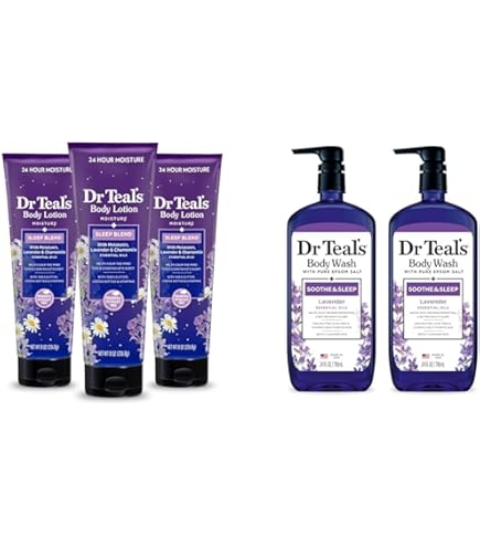 Amazon.com : Dr Teal's Sleep Body Lotion, 24-Hour Moisture, with